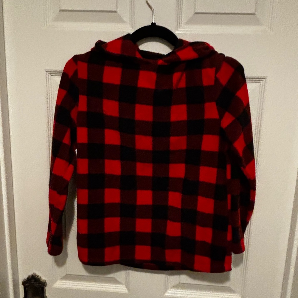 Cat & Jack Checkered Hoodie/shirt Size M 8-10